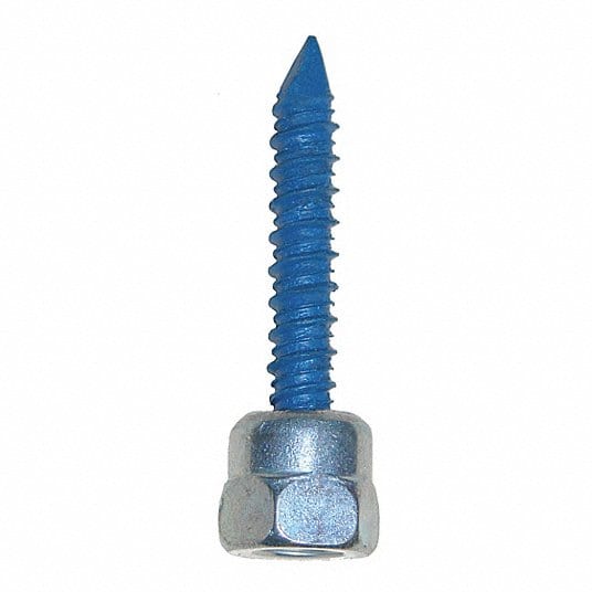 5/16 in. x 1-3/4 in. Vertical Rod Anchor Super Screw with 3/8 in. Threaded Rod Fitting for Concrete (25-Pack)