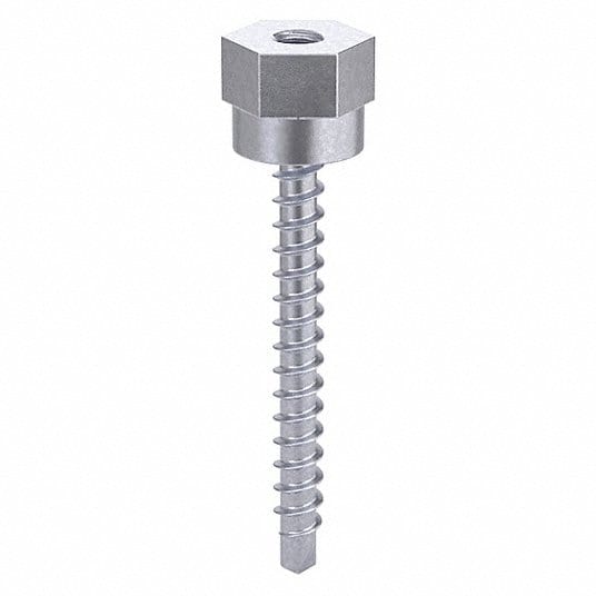 Swivel Rod Hanger for Steel, 5/16" Screw Size, 3/8-16 Rod Size, Zinc Climaseal, 25 PK