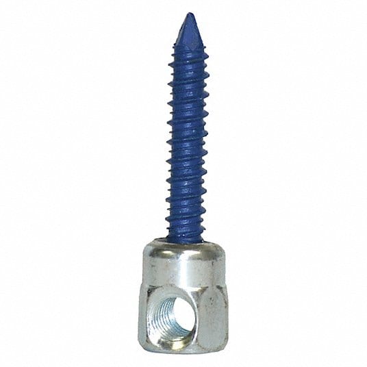 5/16 in. x 1-3/4 in. Horizontal Rod Anchor Super Screw with 3/8 in. Threaded Rod Fitting for Concrete (25-Pack)