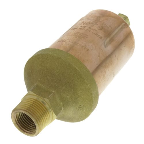 Hoffman Air Valve 401488 79, 1/2" x 3/4" Straight Water Main Vent Valve