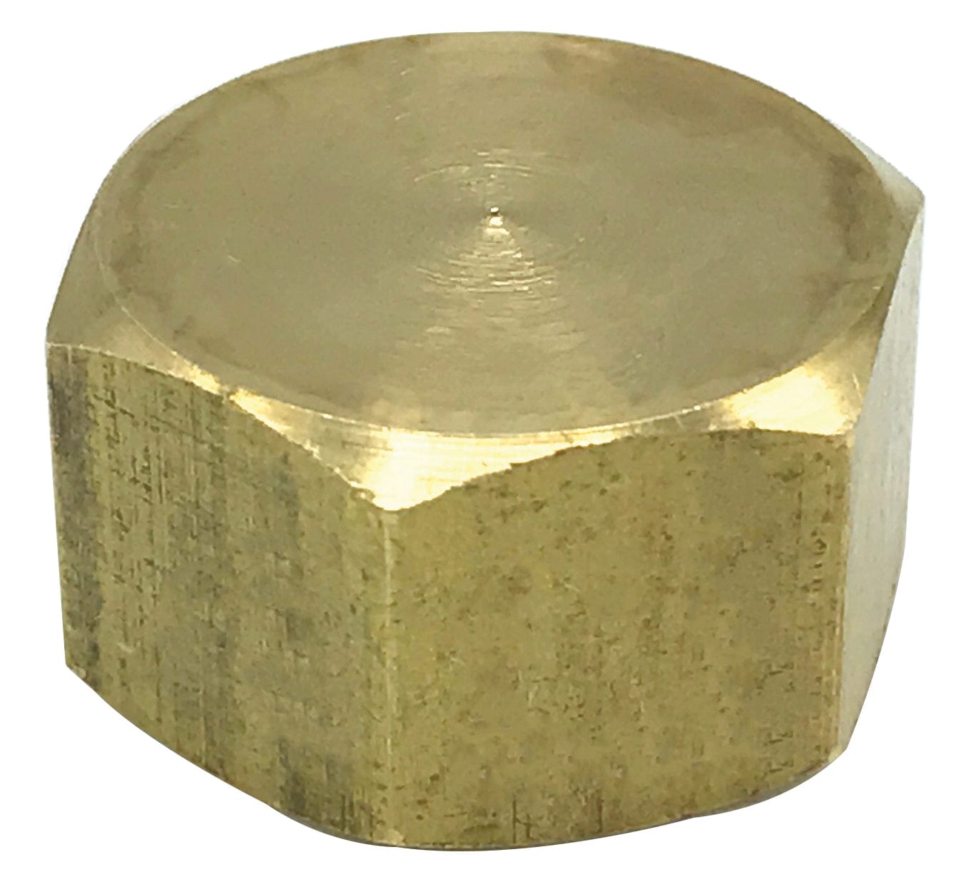 1/4" OD  Brass Compression Cap (Lead-Free)