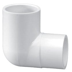 12" 90° PVC Schedule 40 Elbow H x SPG