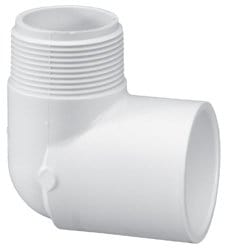 3/4" x 1/2" M x S PVC Schedule 40 Street Elbow - Fittings N' Valves