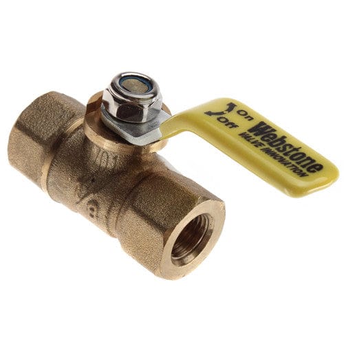 1/4" FIP x FIP Full Port Brass Mini Ball Valve