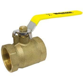 2-1/2" IPS Lead Free Standard Port Brass Ball Valve - Fittings N' Valves