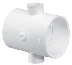 4" x 1-1/2" PVC Schedule 40 Cross