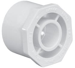 2-1/2" x 1-1/4" PVC Schedule 40 Bushing SP x SLIP