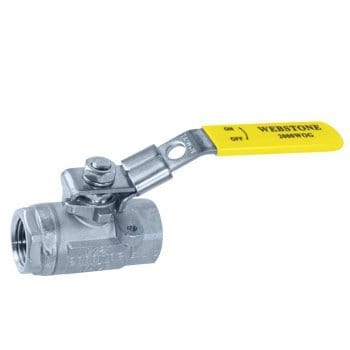 2" IPS Standard Port 316 Stainless Steel Seal Weld Ball Valve