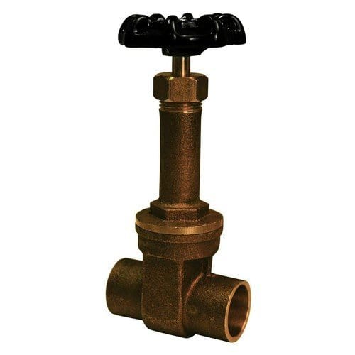 1/2" Sweat Long Bonnet Gate Valve (Lead Free)