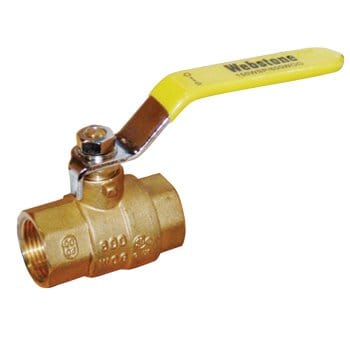 3/4" IPS Full Port Brass Ball Valve