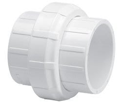 2" PVC Schedule 40 Union SLIP x SLIP W/ EPDM O-Ring