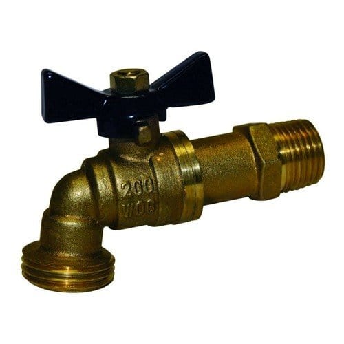 3/4" MIP / 1/2" FIP Quarter Turn Hose Bibb (Lead Free)