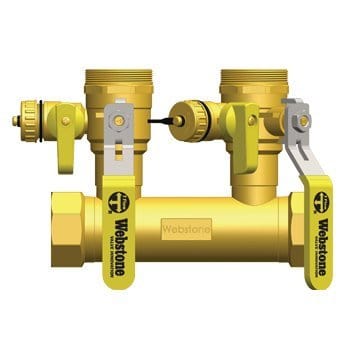1-1/4" FIP Run x 1" Hydro-Core Double BL Drain Kit - Fittings N' Valves