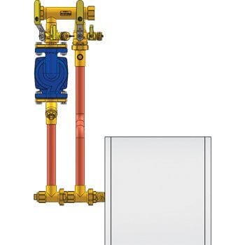 1-1/2" FIP Run x 1-1/4" Hydro-Core Left Kit - Fittings N' Valves