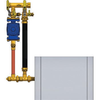 1-1/4" FIP Complete NBP Kit - Floor/Side - Fittings N' Valves