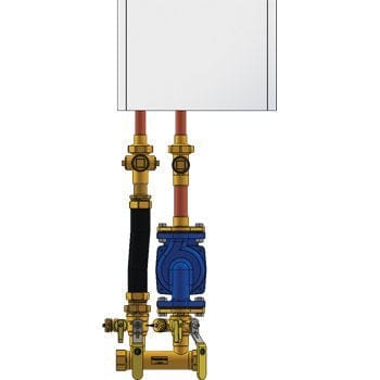 1-1/4" FIP Complete NBP Kit - Wall Hung - Fittings N' Valves