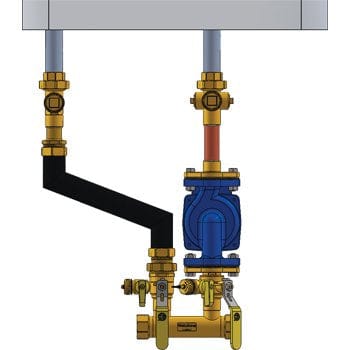 1-1/4" FIP Complete NBP Kit - Wall Hung - Fittings N' Valves