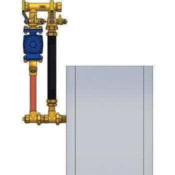 1-1/2" FIP Complete NBP Kit - Floor/Side - Fittings N' Valves