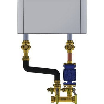 1-1/2" FIP Complete NBP Kit - Wall Hung - Fittings N' Valves
