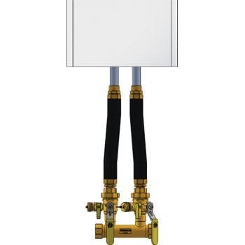 1-1/4" FIP Complete NBP Kit - Wall Hung Integral - Fittings N' Valves