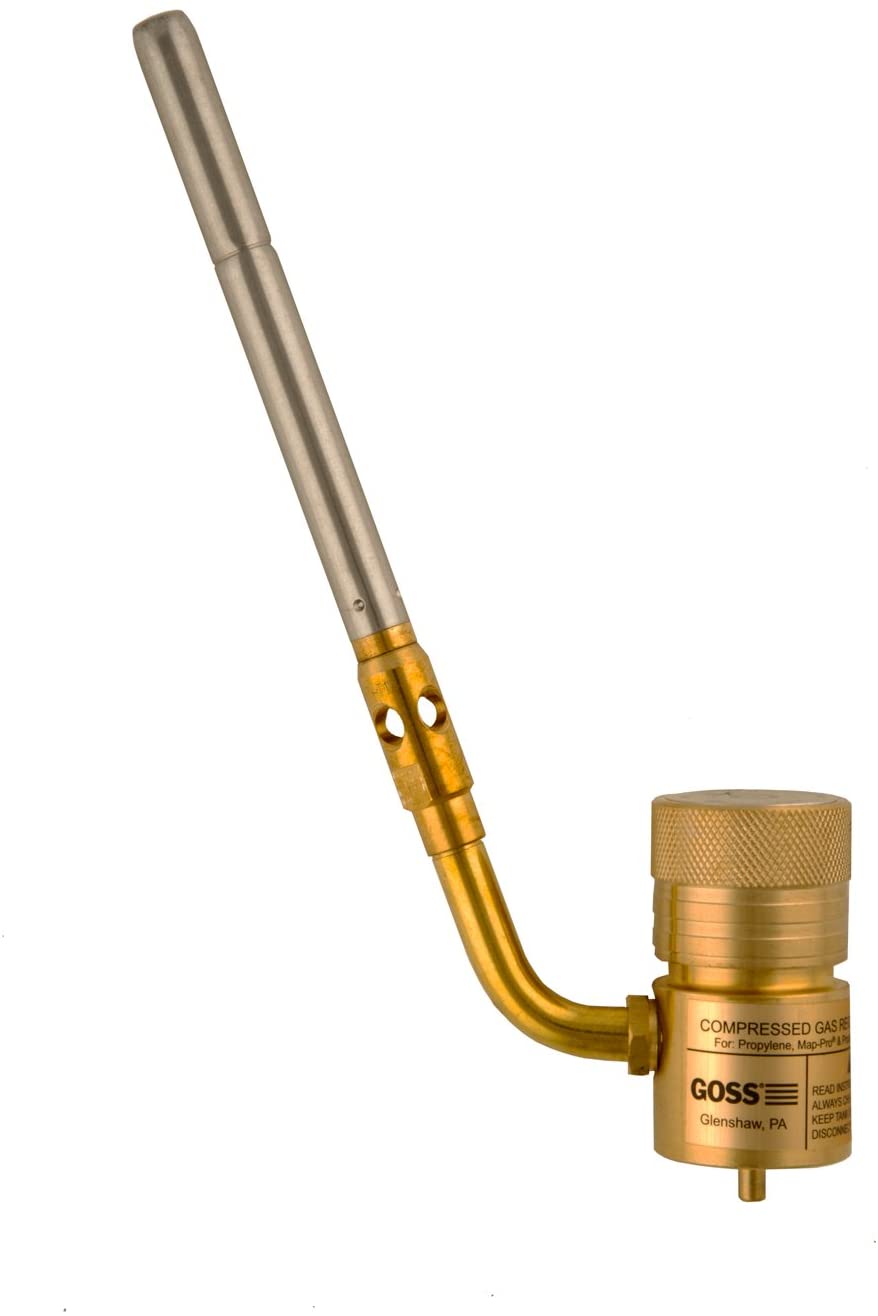 Goss Soldering Brazing hand torch with hot turbine flame GHT-100 - Fittings N' Valves