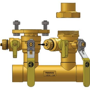 1-1/2" SWT Run x 1-1/4" Hydro-Core Left Kit - Fittings N' Valves