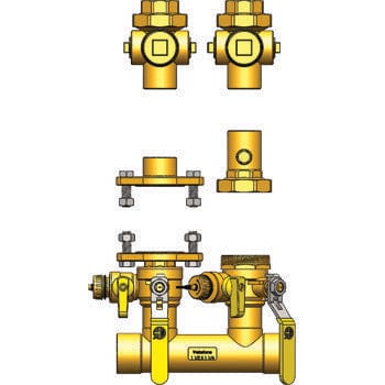 1-1/2" SWT Hydro-Core Nb Component Kit: Wall Hung 2 - Fittings N' Valves