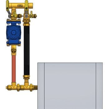 1-1/4" SWT Complete NBP Kit - Floor Standing/Side Mounted - Fittings N' Valves