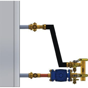 1-1/4" SWT Complete NBP Kit - Wall Hung - Fittings N' Valves