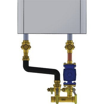 1-1/2" SWT Complete NBP Kit - Wall Hung - Fittings N' Valves