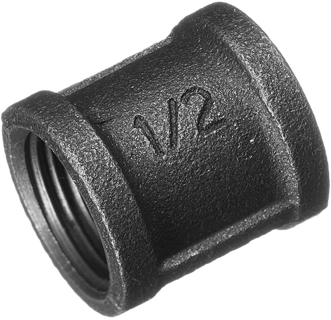 1/2" Black Coupling