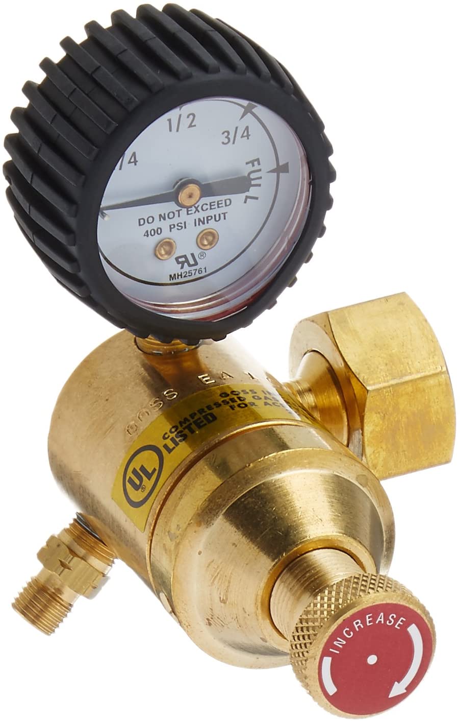 Goss Regulator, B Acetylene  CGA520, A Hose EA-1G - Fittings N' Valves
