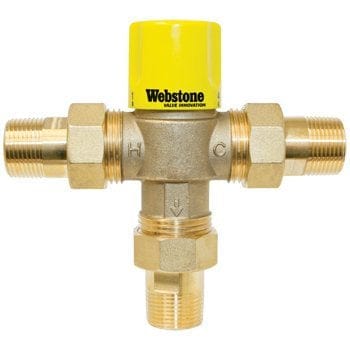 1/2" MIP Lead Free Thermostatic Mixing Valve W/Check
