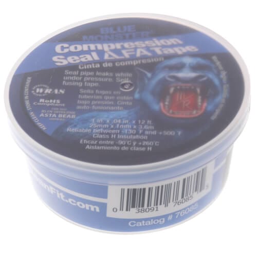 1" x 12-Foot roll - Blue Monster Compression Seal Tape