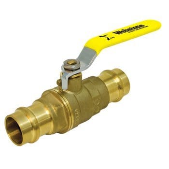 1-1/2" Press Full Port Brass Ball Valve