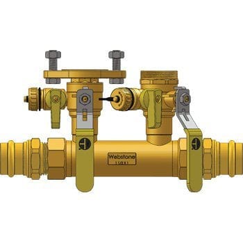 1-1/2" Press Run x 1" Hydro-Core Left - Fittings N' Valves