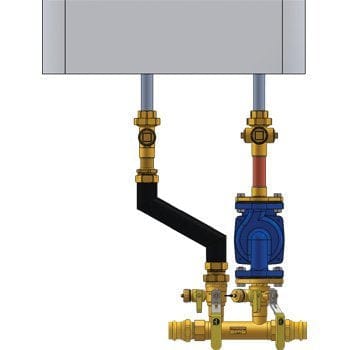 1-1/4" FIP Complete NBP Kit - Wall Hung - Fittings N' Valves