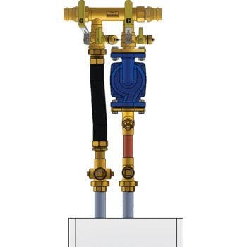 1-1/4" FIP Complete NBP Kit - Floor Standing/Top Mount - Fittings N' Valves