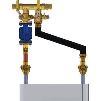 1-1/2" FIP Complete NBP Kit - Floor Standing/Top Mount - Fittings N' Valves