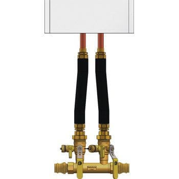 1-1/4" Press Complete NBP Kit - Wall Hung Integral - Fittings N' Valves