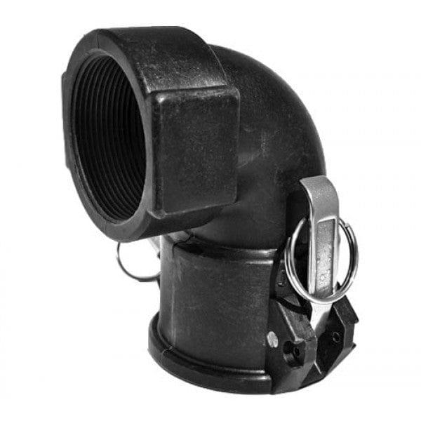 90-Degree Cam Lever Coupling - Female Coupler X FPT - 2" x 2" - Fittings N' Valves