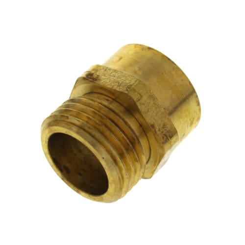 3/4" Brass Male Garden Hose x Female (FIP) Adapter - Fittings N' Valves