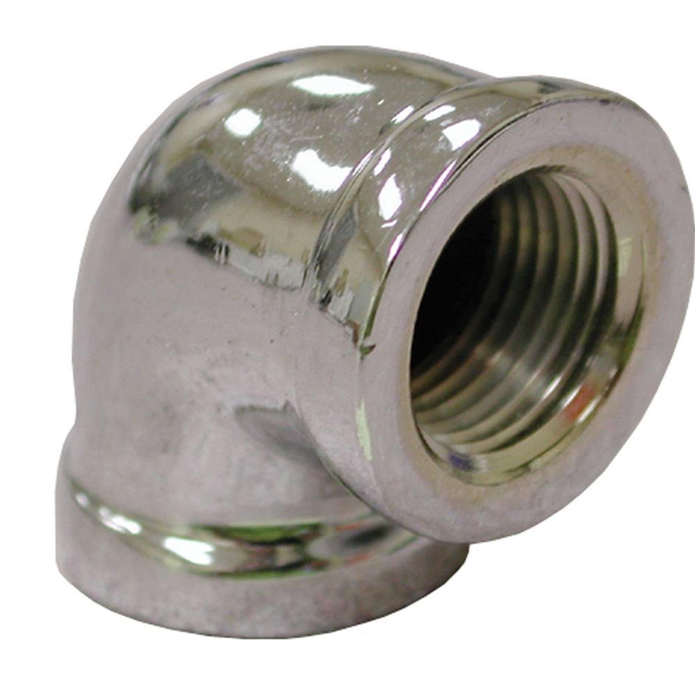 3/4"  Chrome Plated Bronze 90 Degree Elbow