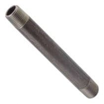 3/8" x 8-1/2" XH Black Pipe Nipple Schedule 80