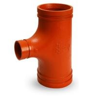 4" x 2" Grooved Reducing Tee