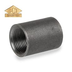 1/2" Schedule 40 Black Merchant Coupling