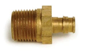 ProPEX® 1 x 3/4 in. F1960 x MNPT Brass Reducing Adapter - Fittings N' Valves