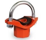 1-1/2" x 1" Threaded Mechanical Strap Tee - U Bolt