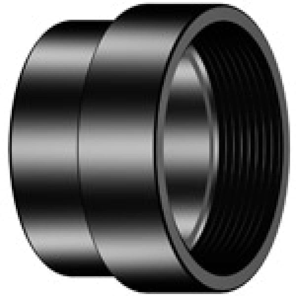 ABS Adapter - Spigot x FIPT (fig. cleanout adapt. less plug) - 1-1/2" - Fittings N' Valves
