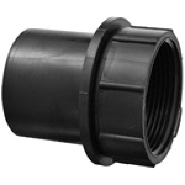 ABS Swivel Adapter - Spigot x FIPT - 1-1/2" (LONG) - Fittings N' Valves